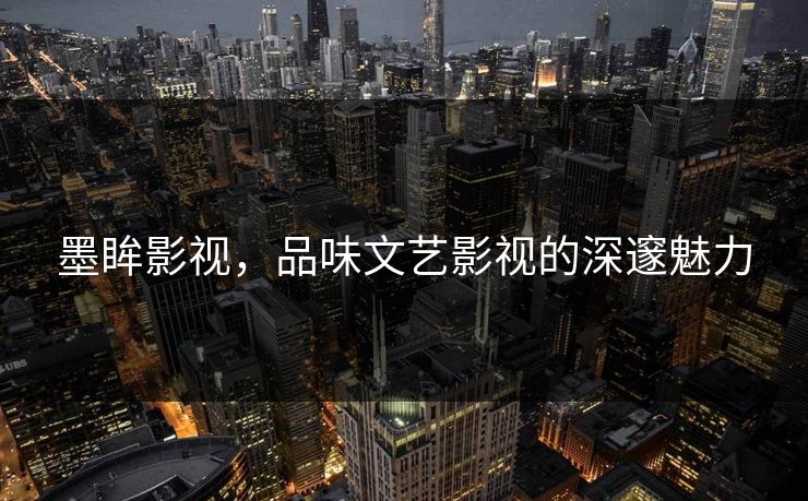 墨眸影视，品味文艺影视的深邃魅力