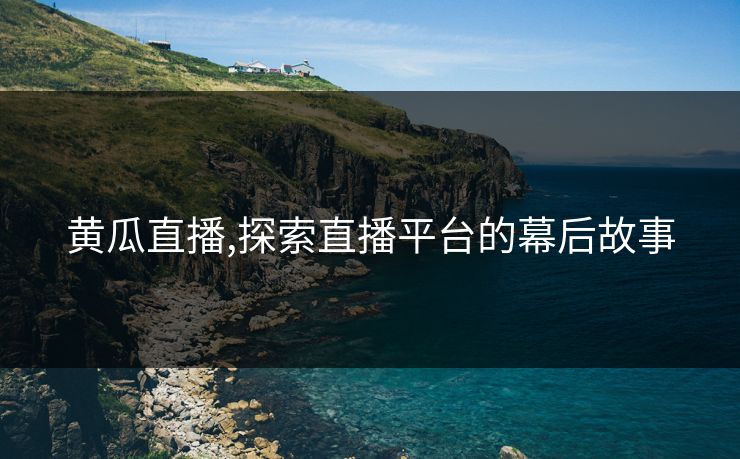 黄瓜直播,探索直播平台的幕后故事